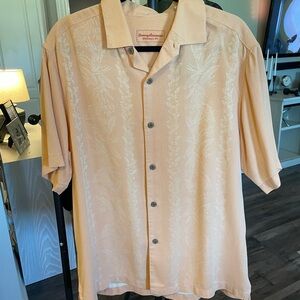 Tommy Bahama Orange Casual Button Down Shirt